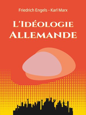 cover image of L'Idéologie Allemande